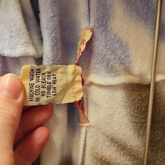 Tie-Dye Hooded Poncho (M) - Free People Vibes! Festival, Cozy, Lagenlook - Picture 5 of 8